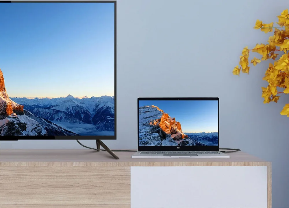 Xiaomi youpin Type-C для HDMI HD экран линия Поддержка 4K * 2K 60Hz передача видео сигнала ТВ