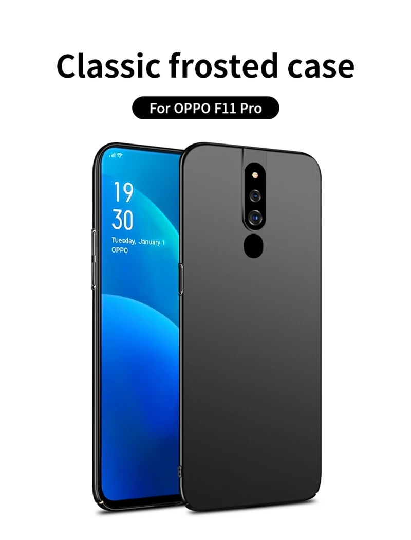 Чехол для Oppo F11 Pro Чехол A9 ультра тонкий классический гладкий матовый PC чехол для телефона для Oppo F11 Pro Чехол для Coque Oppo F11 Pro Чехол