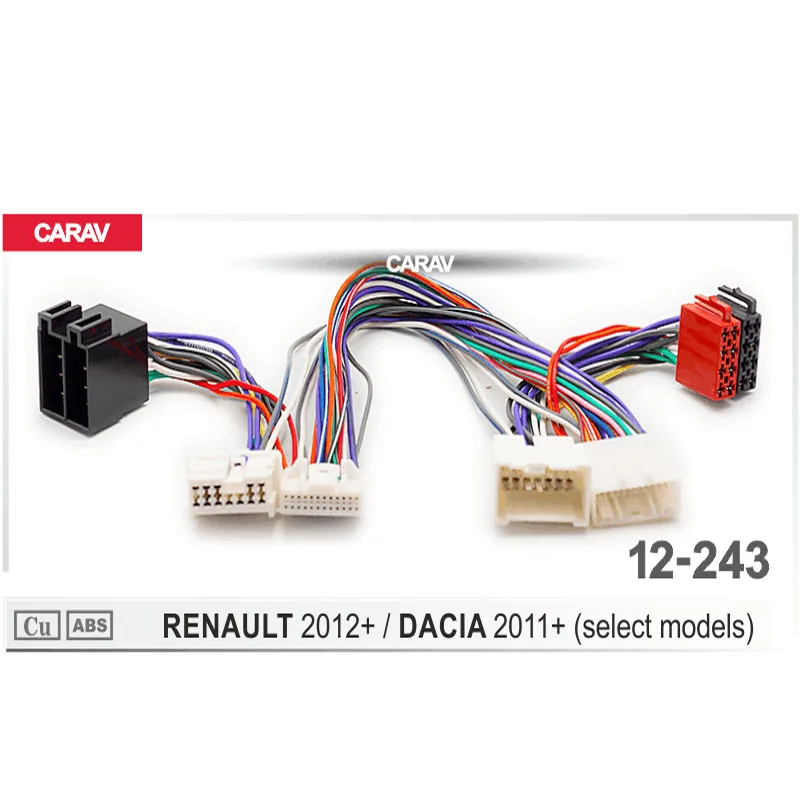 Адаптер CARAV 12 243 кабель переходник для RENAULT DACIA 2011 + Parrot THB SOT T Harness|Универсальный