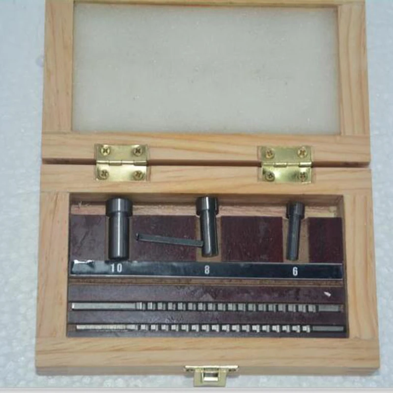 HSS Keyway Broach набор метрических размеров 6 шт 2 мм 3 Broaches 6/8/10 Collared втулки с шипами CNC