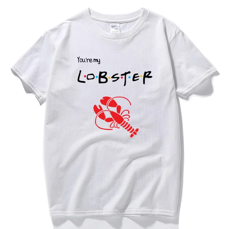 Друзья ТВ показать вам мой Лобстер пара майка для любителей летние футболки
