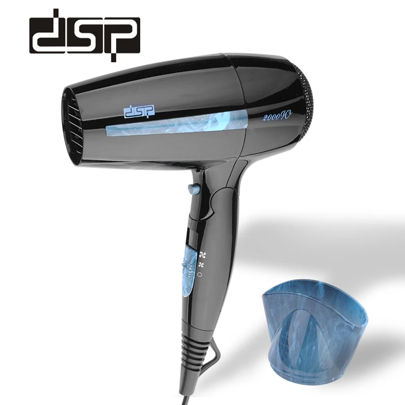 Профессиональный электрический фен для волос DSP с складной ручкой 2000 Вт домашний
