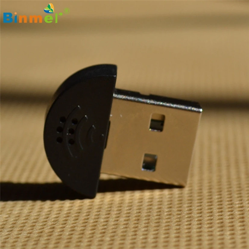Binmer Super Mini USB 2 0 микрофонный аудио адаптер Driver Free для MSN Skype Video PC Notebook AU4 Прямая