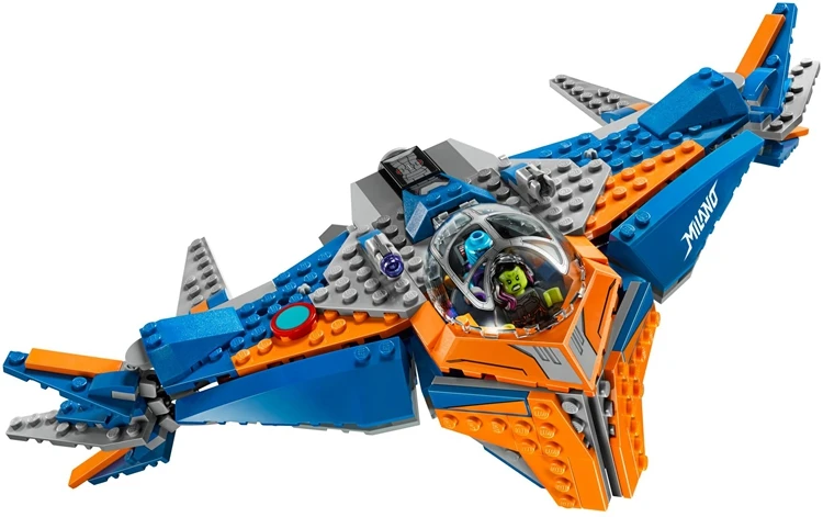 Bela 10748 Super Heroes The Milano vs. Abilisk Aircraft Building Block Brick Toys Compatible with Legoings Marvel 76081 | Игрушки и