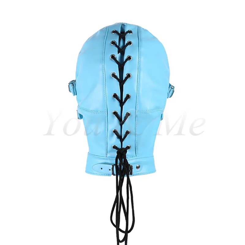 2017 Фетиш SM капюшон головной убор с шариком для рта бондаж секс маска игрушки игры