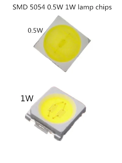 105 шт.-1050 шт.> SMD СВЕТОДИОДНЫЙ 5054 чипы 0,5 Вт 60лм 1 Вт 3 в 6 в светильник с бусинами белый 1 Вт 120лм поверхностное крепление PCB светодиодный светильник с излучающими диодными лампами
