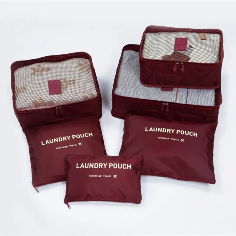 6 шт./компл. шкаф для нижнего белья обуви большой размер сумка багажа дорожная