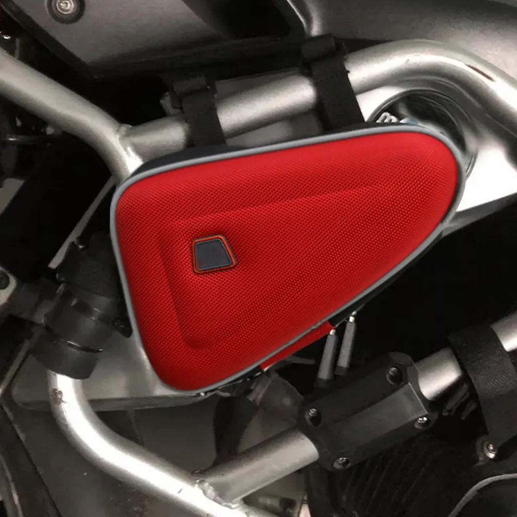 

Red Motorcycle Frame Storage Bag Small Kit For BMW R1200GS F800GS F650GS F700GS