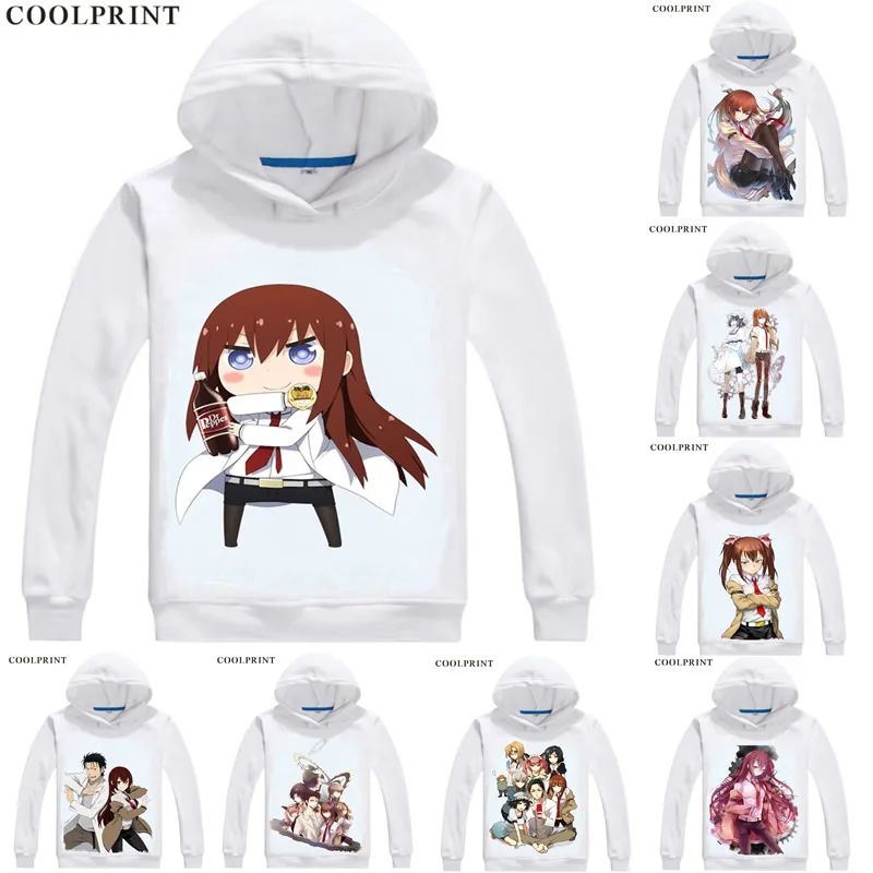 Толстовка COOLPRINT STEINS GATE 0 Zero толстовка с капюшоном из японского аниме Shutainzu джето