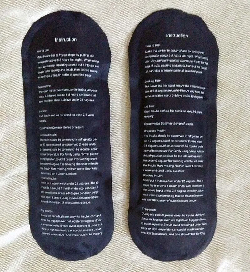 Gel Ice Pack 2 Pcs B Brilljoy портативный рефрижератор синий ледяной Гель 4 шт. для диабетический инсулиновый охладитель пакет сумка в охлаждающей коробке держать охладитель до 24 часов - Цвет: Gel Ice Pack 2 Pcs B
