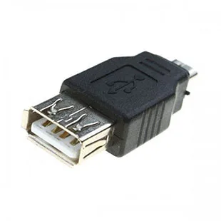 

3000 шт. USB A женский вогнутый к Micro USB B Мужской выпуклый кабель для передачи данных адаптер для мобильного разъема конвертер адаптер