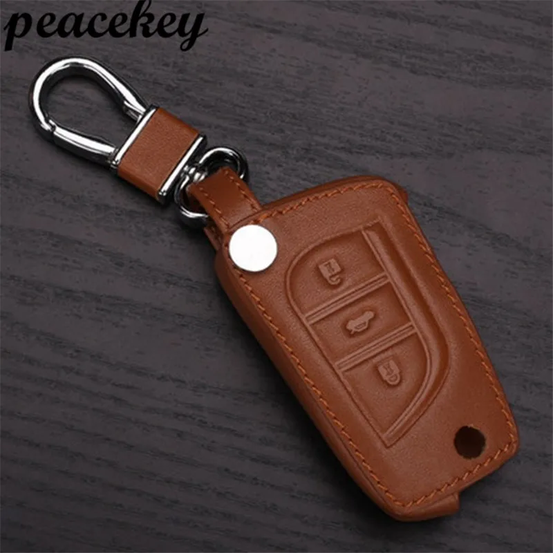Peacekey из натуральной кожи сумка Дистанционное Управление Автомобильный Брелок