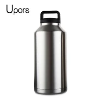 upors 64 oz homebrew beer growler 304 stainless steel double wall vacuum insulated water bottle home brew beer growler bottle