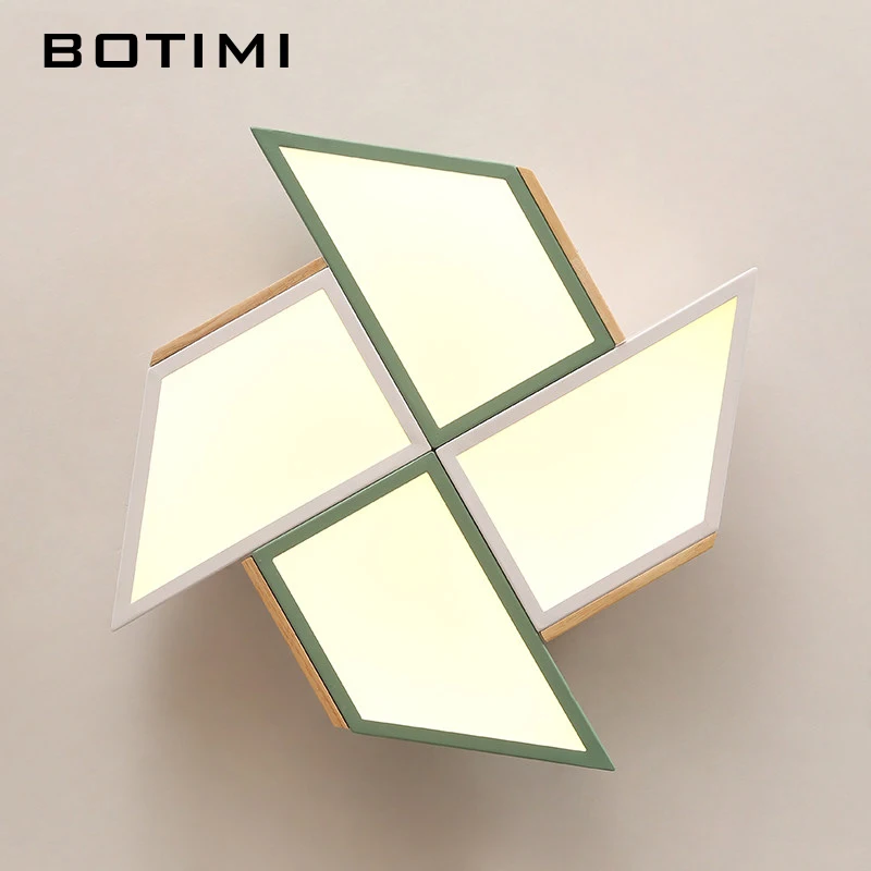 BOTIMI 220V светодиодный потолочный светильник в форме ветряной мельницы для гостиной Lamparas de techo спальня для мальчиков потолочная лампа для комнат Luminare