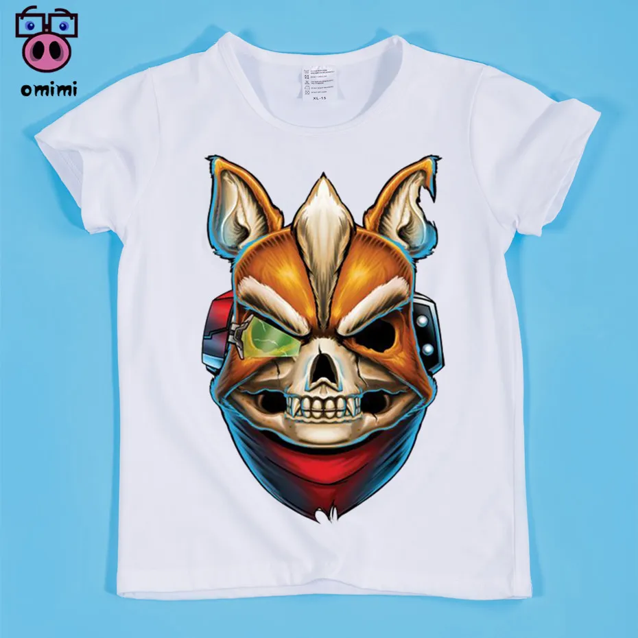Игра для малыша футболка с принтом черепа 2019 г. летние белые мягкие футболки