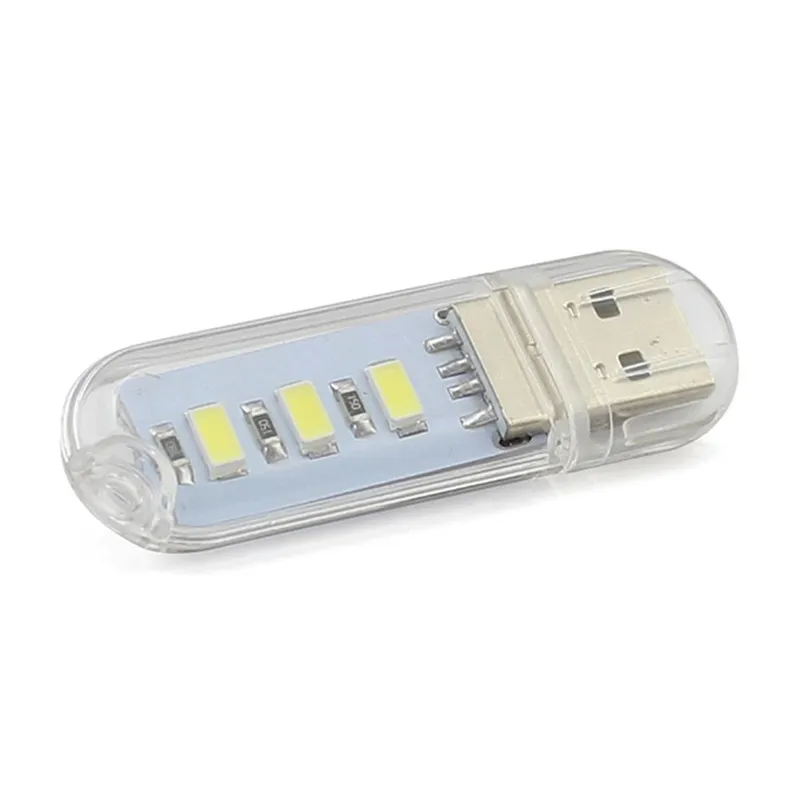 USB LED чтение ночник 3 светодиода 5730 5 В DC привело Книга настольная детская комната