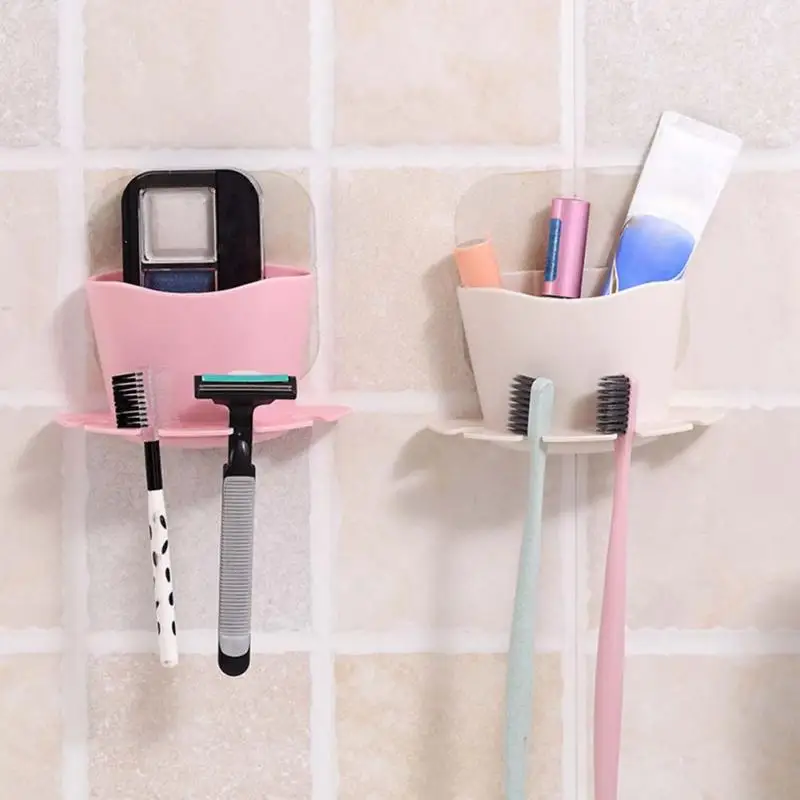 1 шт. Ванная комната Зубная щётка зубная паста настенный держатель Sucker присоски