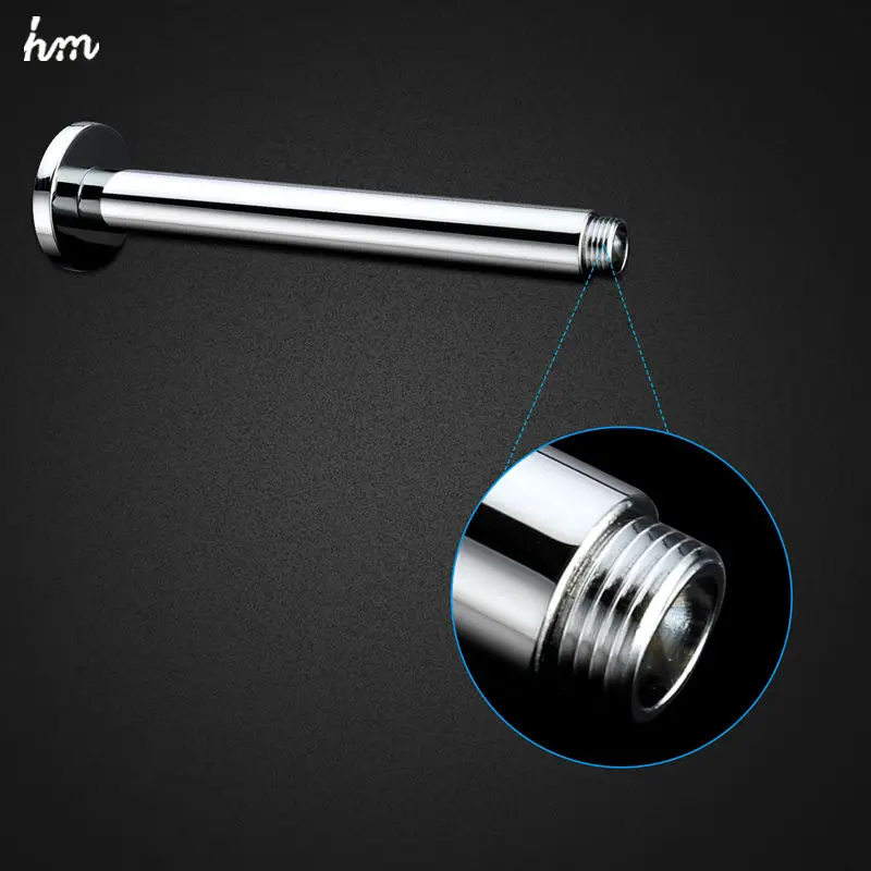 hm Круглый верхний потолочный настенный кронштейн для душа из латуни|brass shower arm|brass