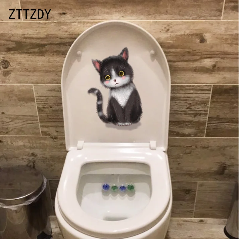 ZTTZDY 14*21 3 см милые животные мультфильм кошка настенные наклейки домашний декор