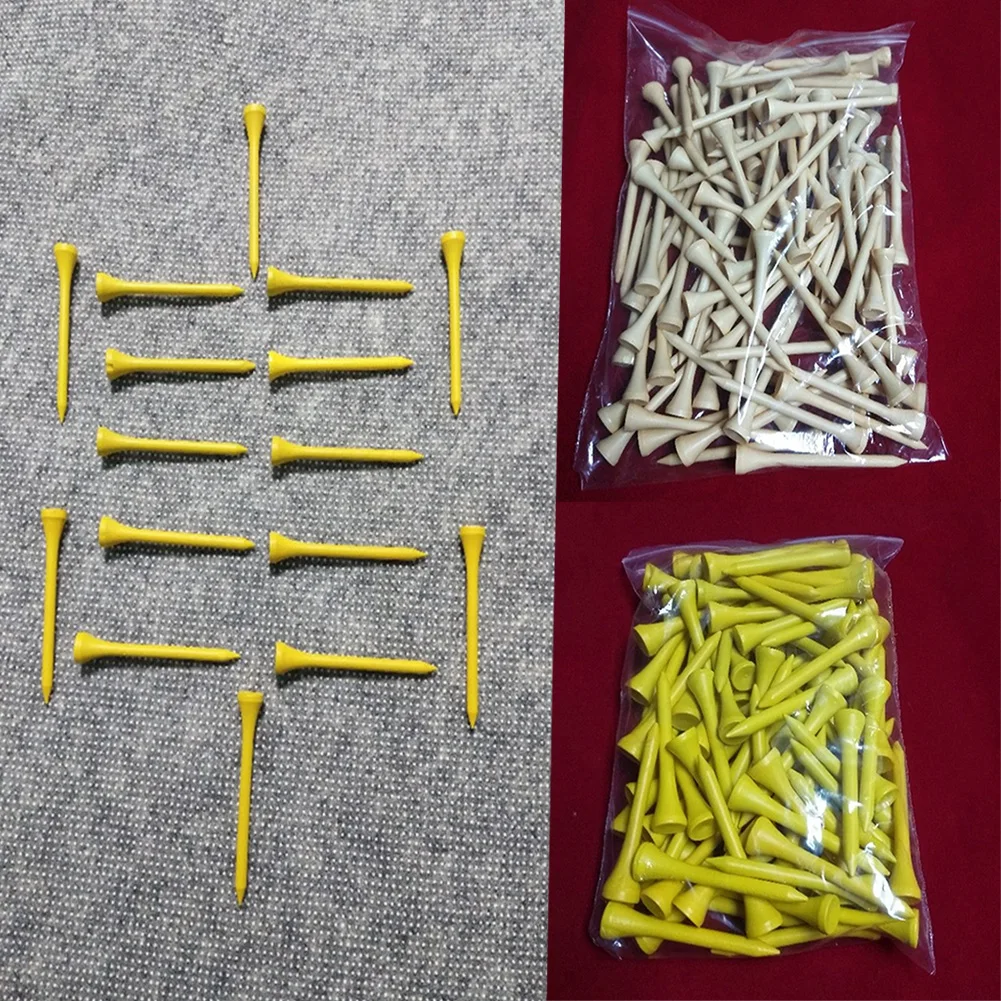 Новое поступление 100 шт цветной красочный деревянный для гольфа тройник длинный