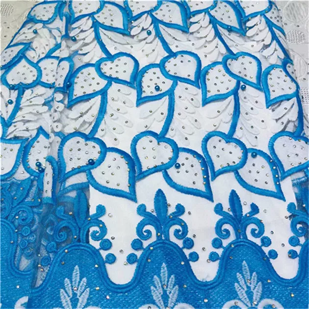 Кружевной ткани в нигерийском стиле хлопковое кружево швейцарская вуаль из