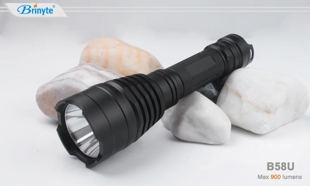 Brinyte B58U светодио дный Охота фонарик Портативный 18650 Батарея красный зеленый синий свет 900lm светодио дный напольный светильник CREE, светодиодный тактический Фонари