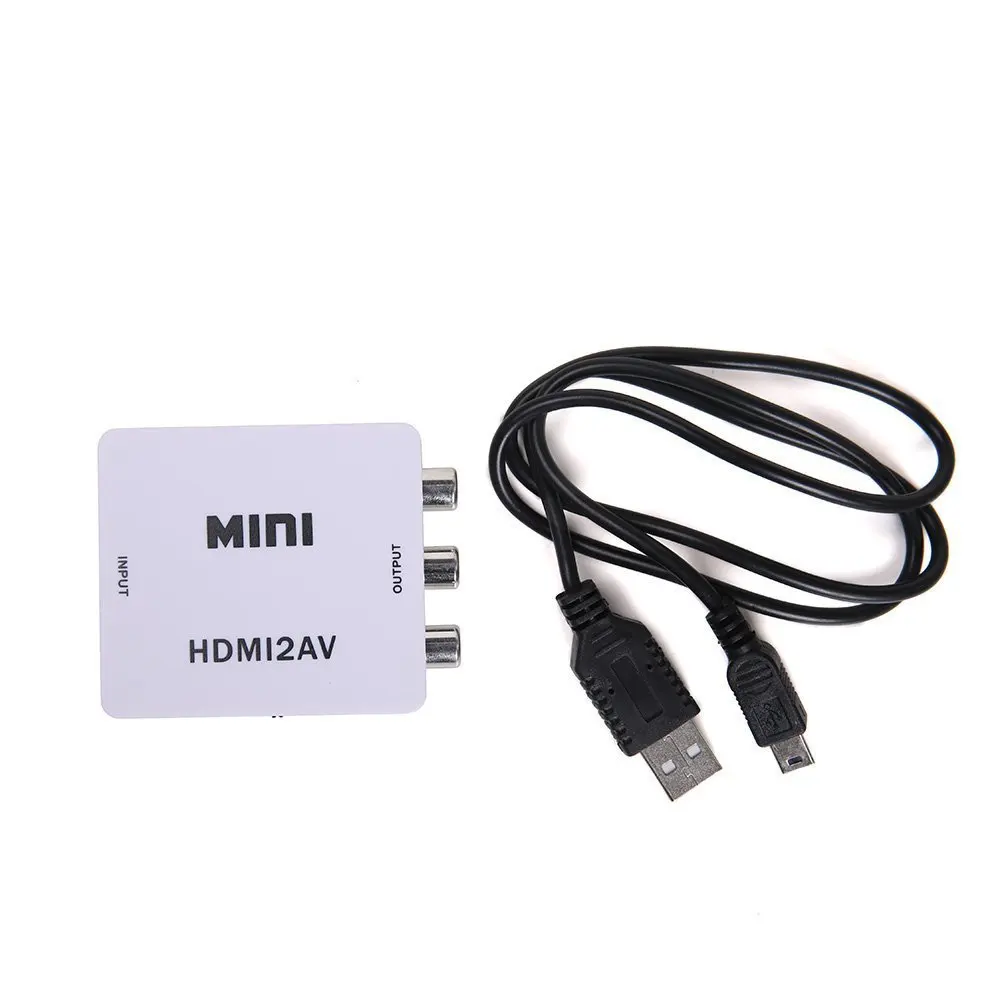 USB концентратор 1 порт HDMI в AV конвертер 1080P дополнительный для HD компьютера