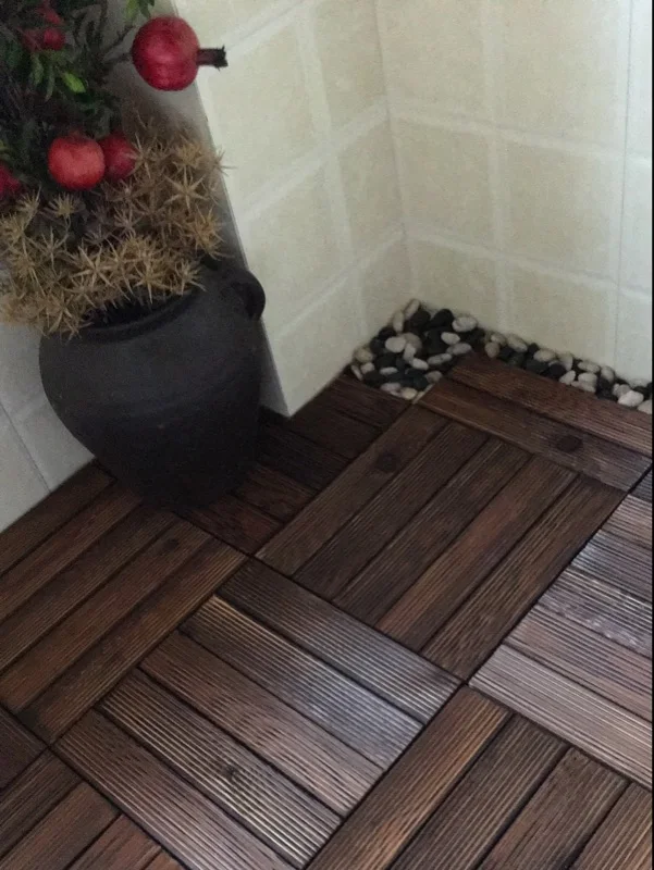 24 шт. уличный ковер из карбонизированной древесины|wood carpet|carpeting carpetswood flooring carpet |