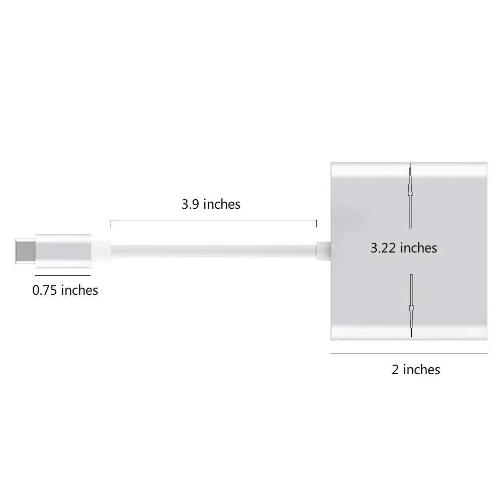 Rovtop USB 3,1 type C к HDMI USB 3,0 зарядный адаптер конвертер 3 в 1 USB-C концентратор адаптер для MacBook Pro Pixel samsung Z2
