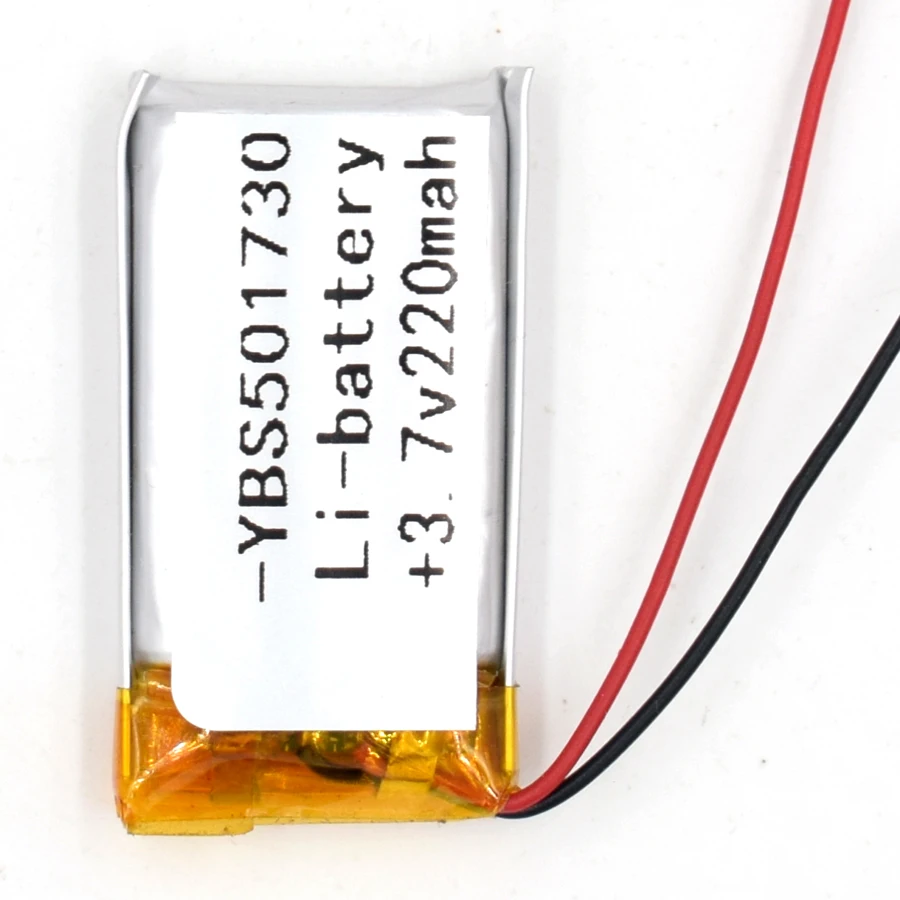 3 7 V 220 mAh литий полимерная аккумуляторная батарея 501730 Li Po ion для GPS Bluetooth MP3 MP4