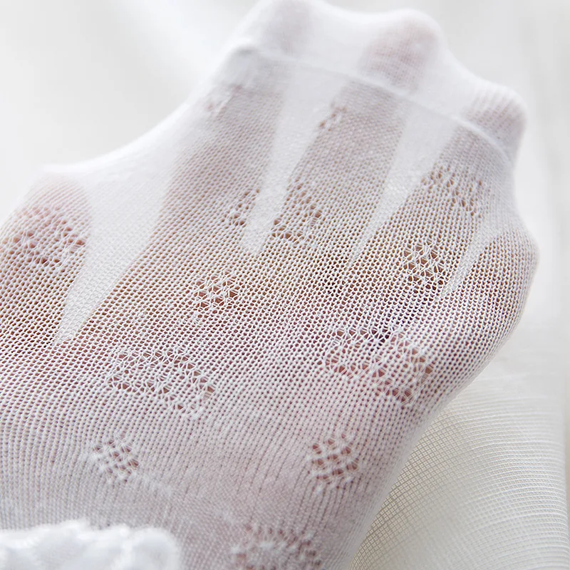 Детские Кружевные носки для девочек ушко оборками Хлопок Одежда новорожденных