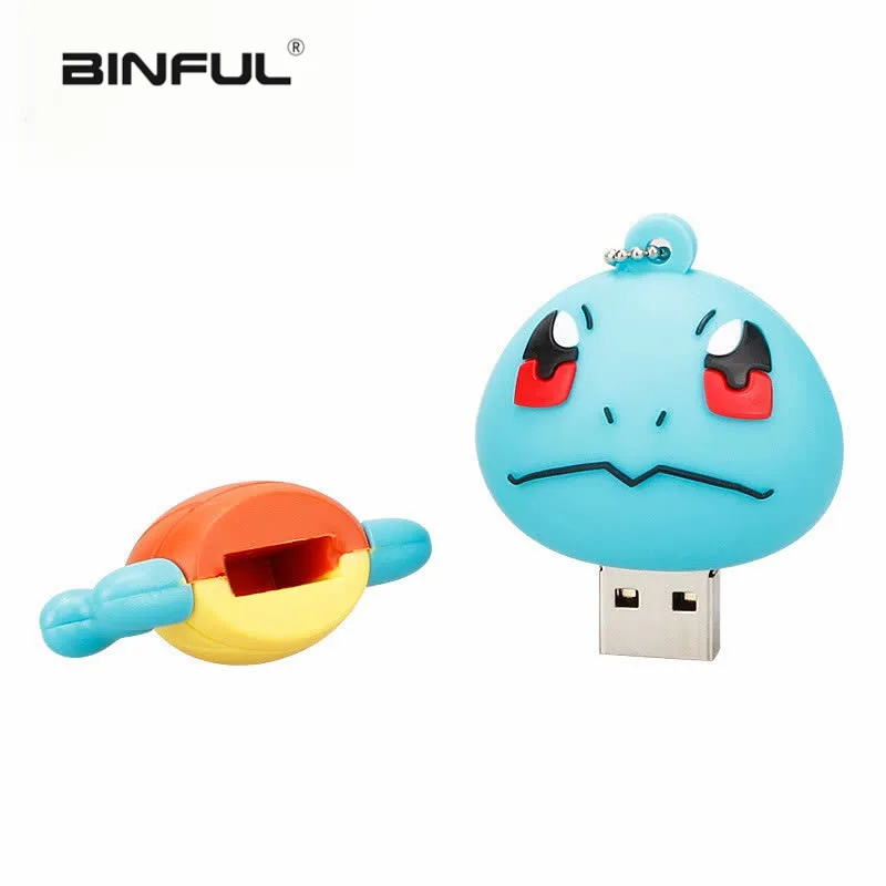 Usb флеш-накопитель 128 ГБ шариковая ручка эльфа 64 Гб pokemon Pikachu pendrive 32 ГБ 16 ГБ 8 ГБ 4 ГБ usb memory stick usb 2,0