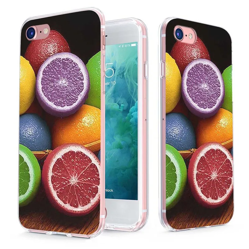 MLCRIYG мягкий телефон чехол для iPhone 6 S Plus 7 8 X TPU цветное мороженое банановый узор Fundas