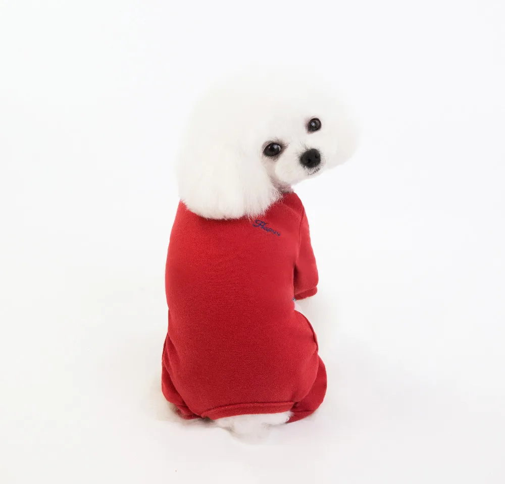 Комбинезон для собаки пижамы 100% хлопковый спортивный костюм Кошка Собака Щенок