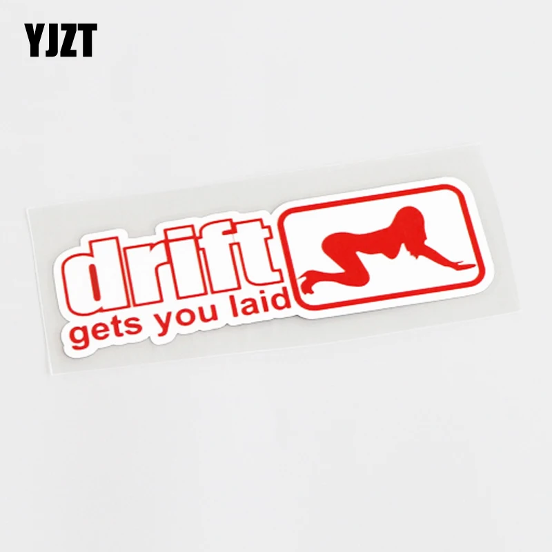 

YJZT 11 см * 3 см Модный дрейф JDM получает вас положенный ПВХ стикер наклейка для автомобиля Стайлинг автомобиля 13-0666