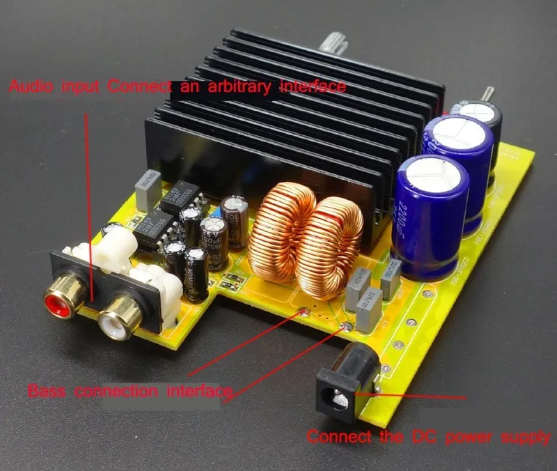 Новый BP1 DC15-35V 80 Вт * 2 + 200 TDA7498E цифровой усилитель мощности сабвуфер готовая