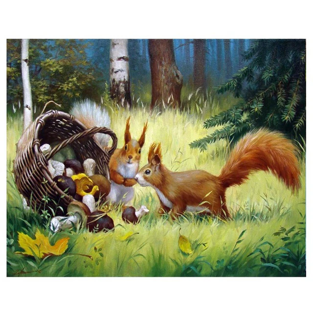Алмазная Вышивка Животных природы полный квадратный алмаз картина крестиком с