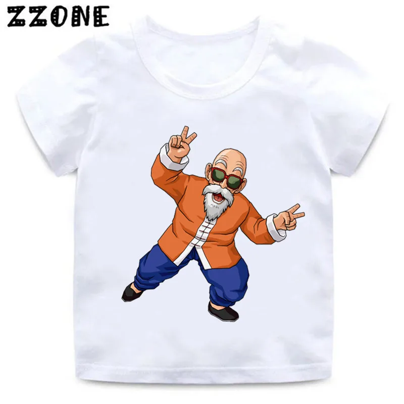 Футболка с принтом аниме Жемчуг дракона для мальчиков и девочек детская забавная