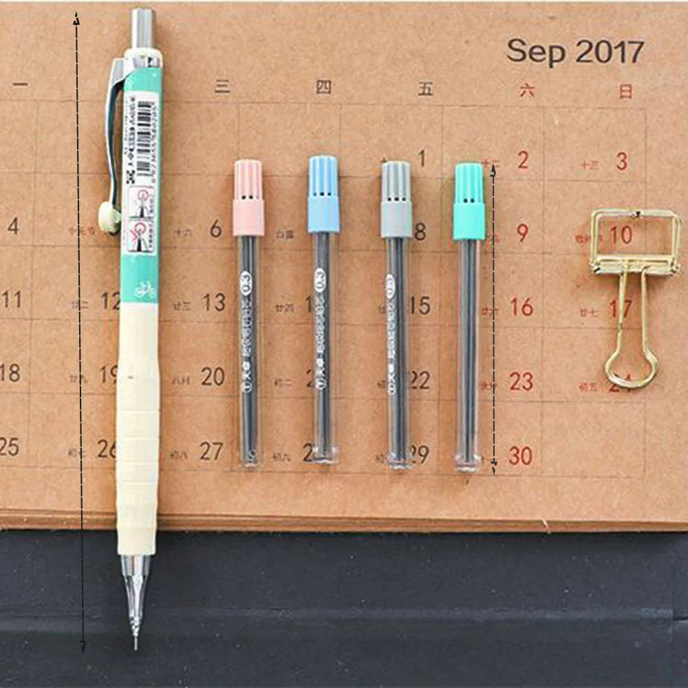 Лимит показывает 1 комплект мода 0,3 мм механический карандаш свинец офисные школьные принадлежности новые Обучающие канцелярские принадлежности