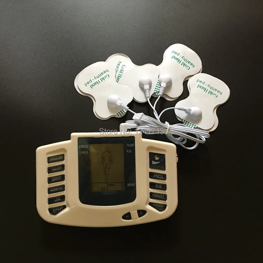 Электрический стимулятор мышц JR309 уход за здоровьем массажер для тела 16 шт.