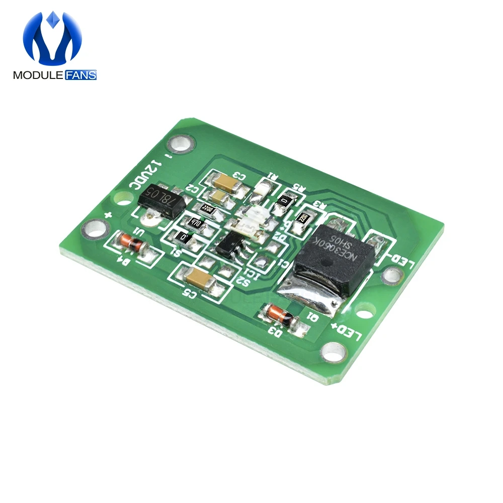 Модуль емкостного сенсорного переключателя 12 В кнопочный сенсорный модуль с