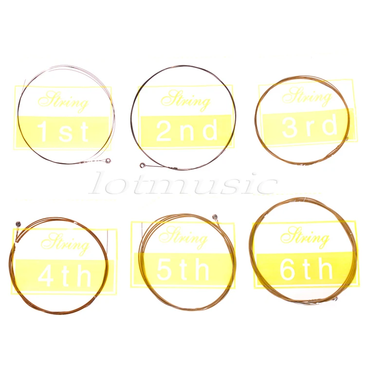 1 комплект 6 струн для акустической гитары супер светильник кие Струны