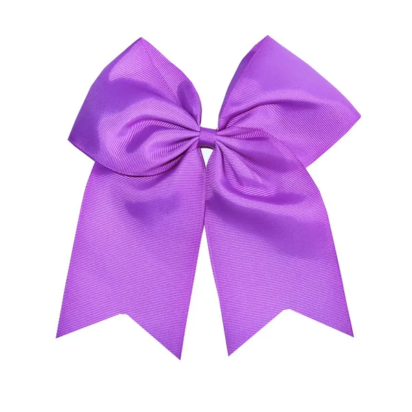 465 Purple 2 шт. 8 дюймов бант зажимы бант для чирлидинга ободок с большим бантом заколки для волос праздничные банты для волос для девочек женские аксессуары для волос - Цвет: 465 Purple