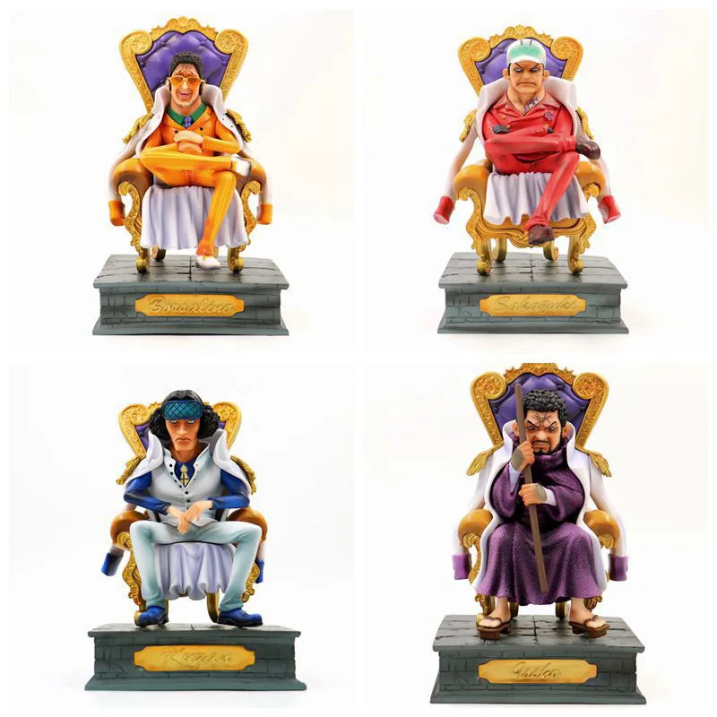 Фигурки героев Аниме One Piece Navy старший генератор Sengoku Borsalino Kuzan Issho Sakazuki Ace Garp ПВХ