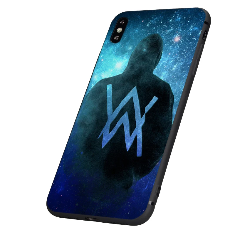Черный чехол из ТПУ для iphone 5 5s se 6 6s 7 8 plus x 10 силиконовый XR XS 11 pro MAX Алана Уокера