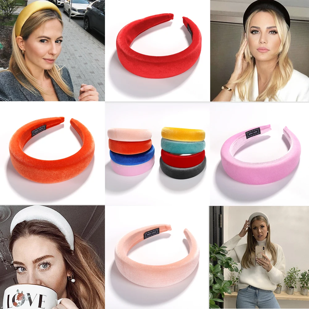 Miwens цветная хлопковая бархатная повязка на голову для женщин модные летние