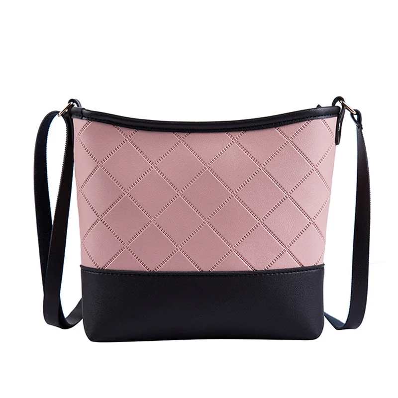 New retro Women bag high quality Patchwork color shoulder crossbody large capacity casual handbags | Багаж и сумки