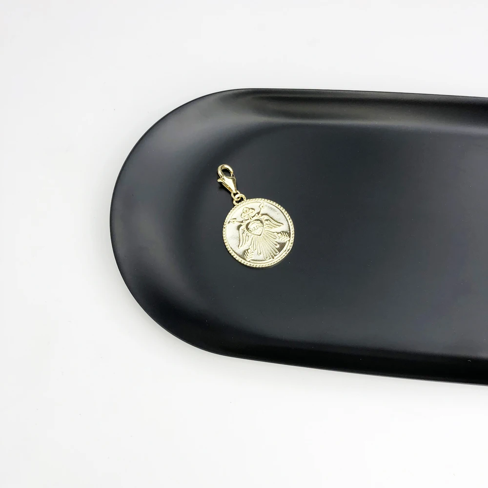 Магический символ монета ключ подкова оберег подвеска 2020 хорошая ювелирная изделия для женщин и мужчин удачный подарок из 925 серебра, подходит для браслета.