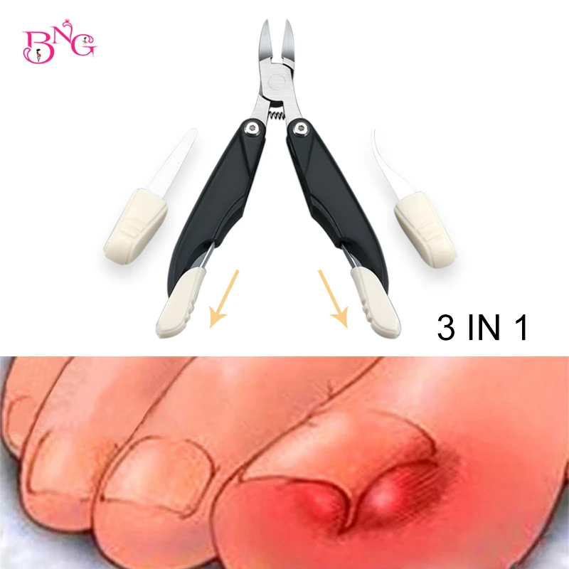 3 в 1 Chiropody Podiatry для вросших ногтей профессиональные кусачки на пальцах ног
