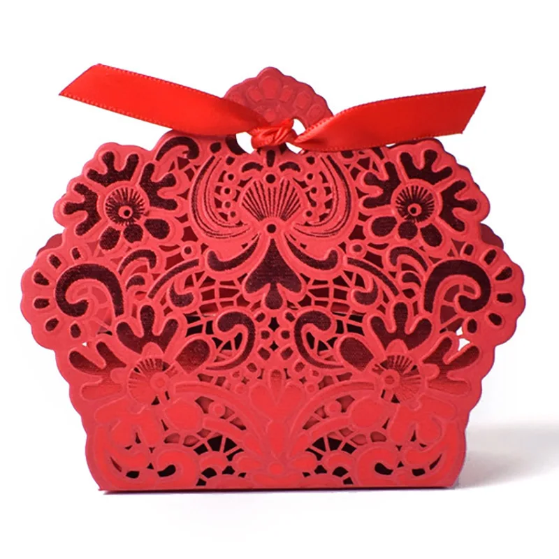 10 шт. подарочные коробки для свадебных тортов конфет цветов Подарочная коробка